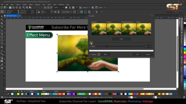 Effect Menu in Coreldraw in Hindi Part 2 смотреть онлайн