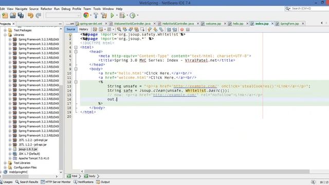 Java JSoup JSP смотреть онлайн