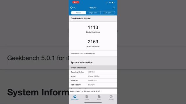 Apple iPhone XS Max Geekbench 5 CPU / Compute Scores смотреть онлайн