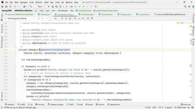 23. Create DAO with traditional JDBC Spring Config Annotations смотреть онлайн