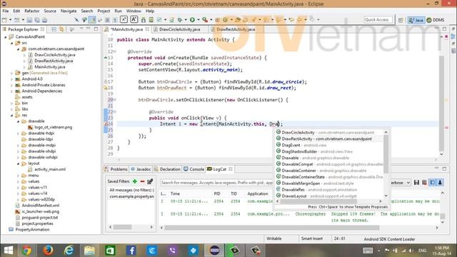 Lập trình Android nâng cao - 1 2 3 Canvas Graphics смотреть онлайн