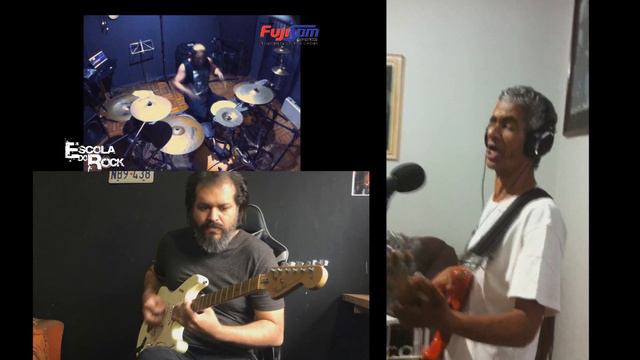 Stormbringer (Drums, Bass, Guitar and Voice COVER Collab) смотреть онлайн