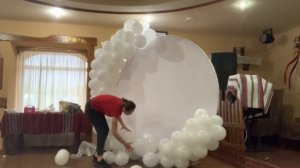 Круглая фотозона за час своими руками! Надпись своими руками! Декор