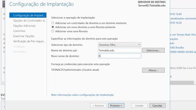 Criando um Controlador de Domínio e um Domínio filho do Active Directory смотреть онлайн