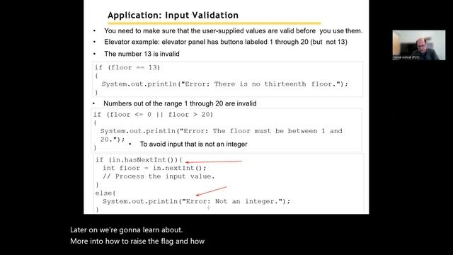 Big Java Chapter 5 Decisions Part 8 –Input Validation смотреть онлайн