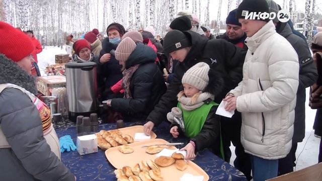 Открытие экопарка «Березовая роща» в Далматово (2021-12-20) смотреть онлайн