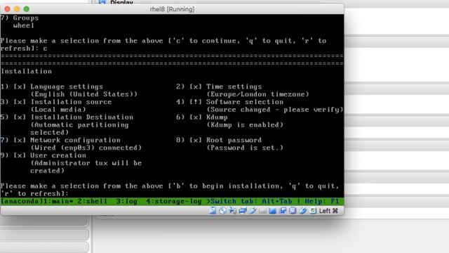 Installing Red Hat Enterprise Linux 8 (RHEL8) смотреть онлайн