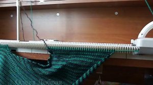 Вяжем мужской пуловер Тигровый изумруд на машинке Silver Reed Lk-150. Описание и советы