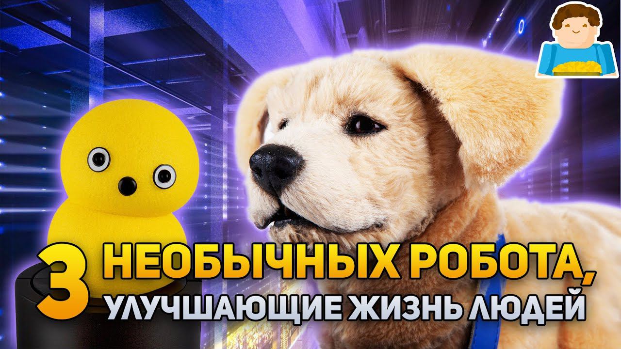 3 необычных РОБОТА, улучшающие жизнь людей | Plushkin смотреть онлайн