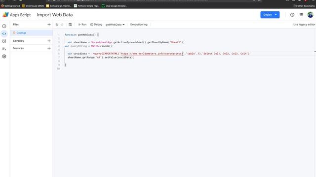 Import Live Web page Data In Google Sheet | Auto Refreshed смотреть онлайн
