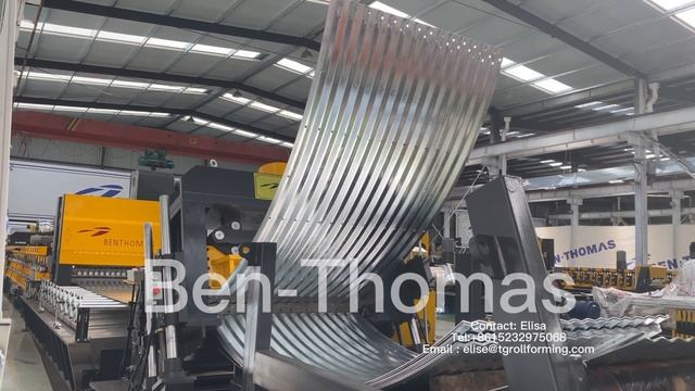 (Оборудование для производства профнастила)
Линии для производства гофропрофилей для силосов смотреть онлайн