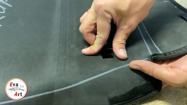 Как установить клипсы на ЕВА коврик смотреть онлайн