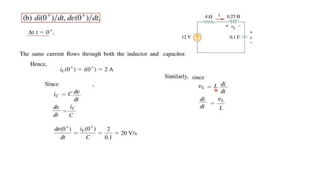 Initial Values and Final Values || Second Order Circuit || Example 8.1 || Practice 8.1|| LCA 8.2(1) смотреть онлайн