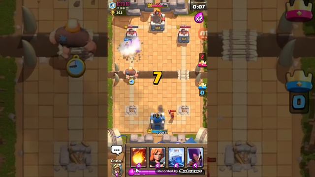 Clash royale. Победа 2 на 2 смотреть онлайн