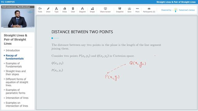 Introduction and Recap of Fundamentals | Straight Lines | JEE | Mathematics - TG Campus смотреть онлайн