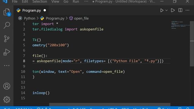 Tkinter #part17 || How to Browse a File in Python Tkinter || askopenfile() fuction in tkinter pytho смотреть онлайн