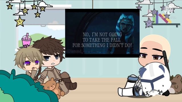 Past and Obi-Wan +Rex (not past) react to Ashoka 1/1 for me birthday and iiDiamond смотреть онлайн