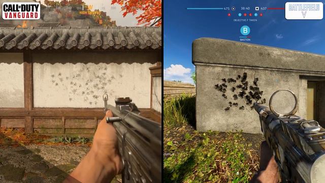 Call of Duty: Vanguard vs Battlefield 5 - Direct Comparison! Attention to Detail & Graphics! смотреть онлайн