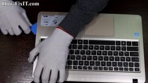 Asus X540, F540, R540 disassembly and battery replace