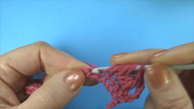 РЕДКОСТЬ! Пышные полустолбики Узор вязания крючком 119 смотреть онлайн