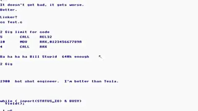 Terry Davis' TempleOS Brutal Take Down of Linus Torvalds смотреть онлайн