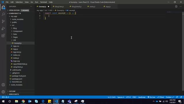 Implement Excerpt feature for Blogging Website in React JS смотреть онлайн