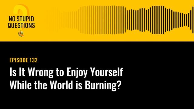 Is It Wrong to Enjoy Yourself While the World Is Burning? | No Stupid Questions | Episode 132 смотреть онлайн