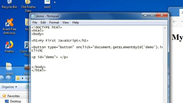 javascript to display date and time automatically in html in telugu notepad lesson: 20 (part-1) смотреть онлайн