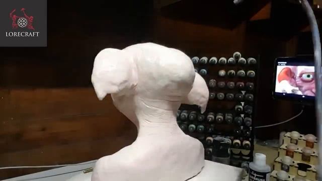 Sculpting Dobby - Harry Potter Special - Timelapse Sculpt And Airbrush Demo