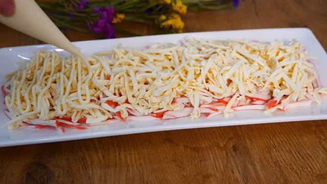 Быстрый рецепт – салат МИНУТКА. Вкусный салат из доступных продуктов за 5 минут. смотреть онлайн