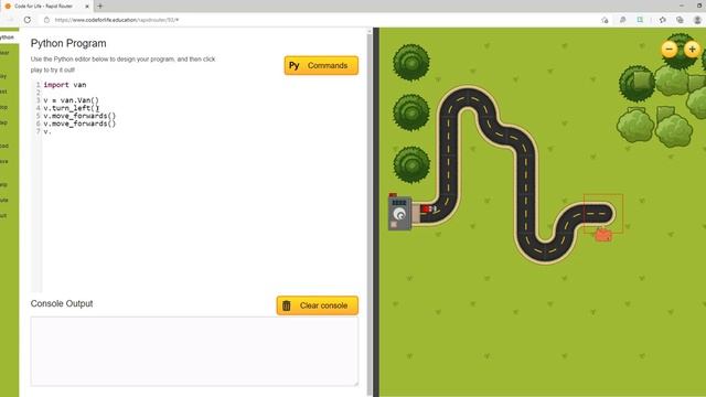 Python without Drag and Drop Blocks Level 93 | Basic Programming in Tamil| Code for Life RapidRoute смотреть онлайн