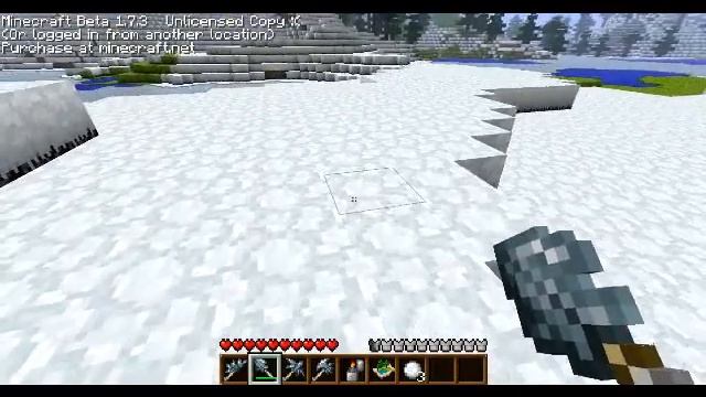 Minecraft 5# Artic adventure plus cave! смотреть онлайн