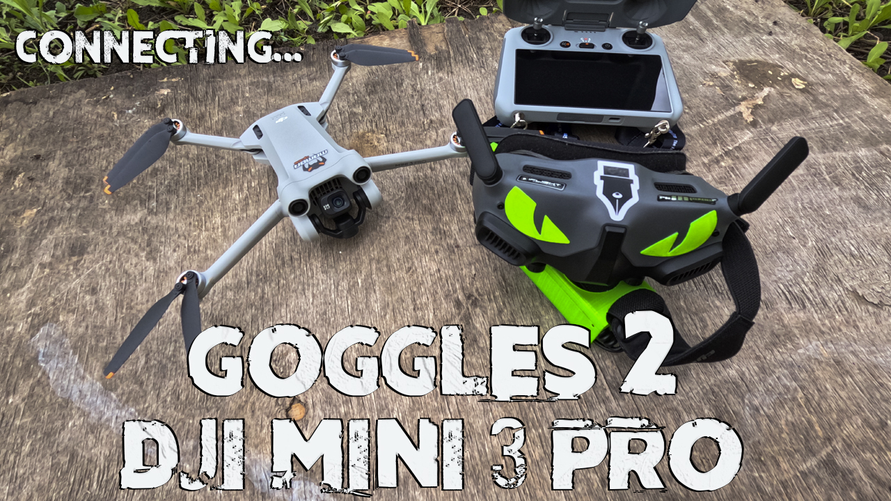 Как подключить очки Goggles 2 к дрону DJI Mini 3 Pro смотреть онлайн
