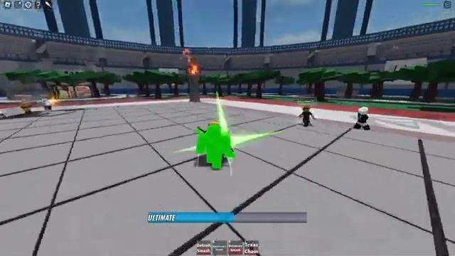 roblox Heroes Battlegrounds (green hero) смотреть онлайн