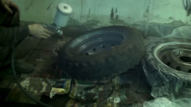 Ваз 2121 ,Нива(часть №22 ,покраска дисков) смотреть онлайн