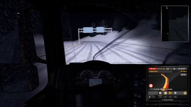 Euro Track Simulator 2 Multiplayer, В РЕЙСЕ НА НОВОЙ ФУРЕ, С НОВЫМ ГОДОМ!!! смотреть онлайн