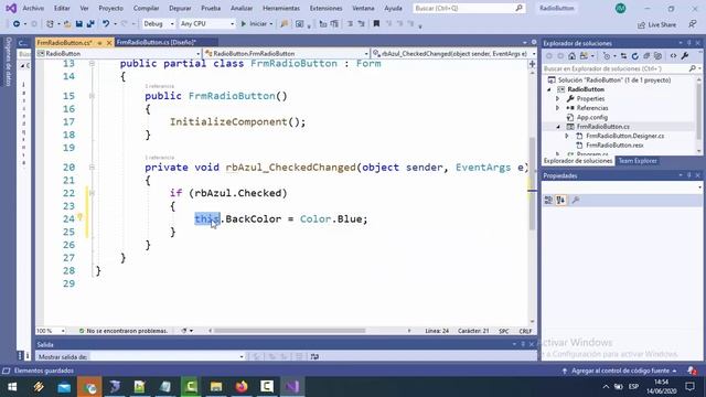 11 Visual Studio 2019 C# Control RadioButton смотреть онлайн