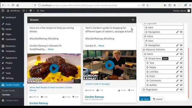 How To Embed YouTube Channel On WordPress Website | Curator Studio YouTube | Complete Customization