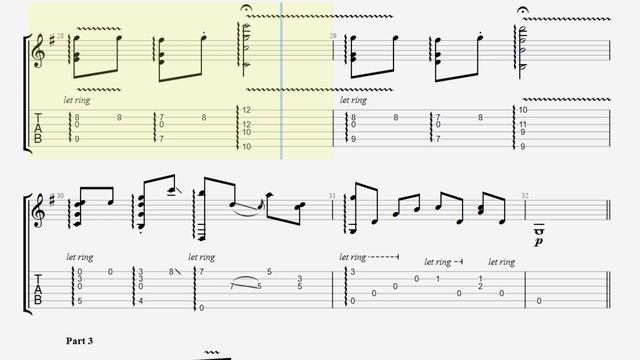 Rodrigo Rodriguez - The Prayer TAB - classical guitar tabs (PDF + Guitar Pro) смотреть онлайн