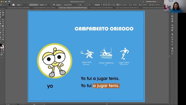 Spanish for kids. The verb "ir" (to go} in past tense and sports. смотреть онлайн
