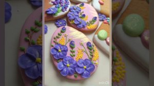 Роспись ПРЯНИКОВ на Пасху 🌸 #росписьпряников #пряники #пасхальныйдекор #пасха
