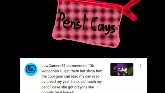 “Pencil Case” Cover of Poker Face - Lady Gaga (lyrics from a random comment someone made) смотреть онлайн