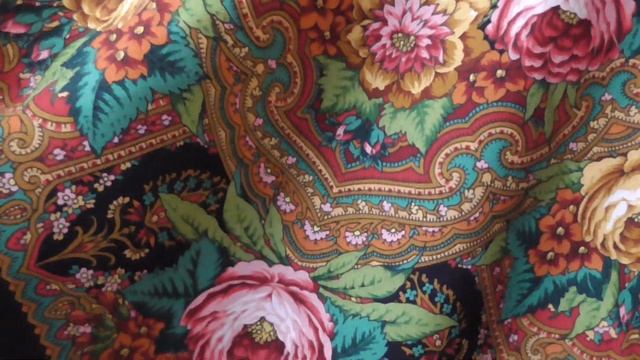 "Счастливица"18,видеообзор #павловопосадская#шаль#платок#счастливица#обзор#черная смотреть онлайн