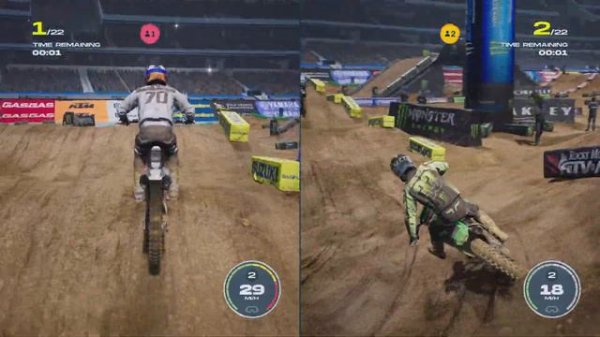 Monster Energy Supercross 6 Gameplay