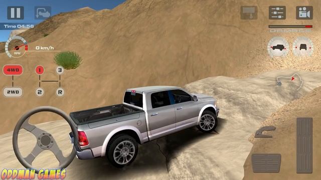 Driving Pickup RAM 2500 in OffRoad Drive Desert - Car game Android gameplay смотреть онлайн