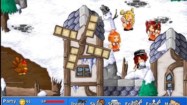 Epic Battle Fantasy 4 Walkthrough on EPIC part 10 Woolly Mammoth Boss Battle смотреть онлайн