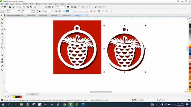 Corel Draw Tips & Tricks Easy trace of a Ornaments смотреть онлайн
