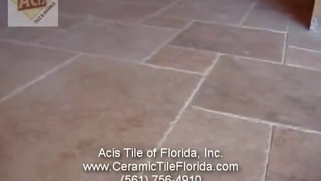 Diagonal Pattern - Installing Marble Travertine How To смотреть онлайн