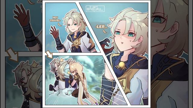 Genshin Impact - Aether Manga (hafuku) #foryou #fypシ #anime #genshinimpact #art #ctto смотреть онлайн