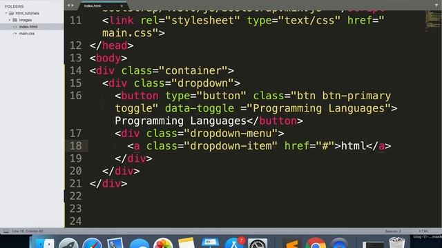 16- Bootstrap Tutorials Dropdowns الشرح بالعربي смотреть онлайн